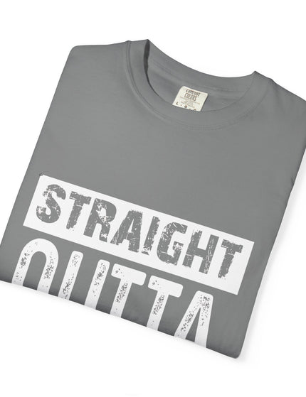 Straight Outta Energy T-Shirt – Funny Tired & Done With Life Tee