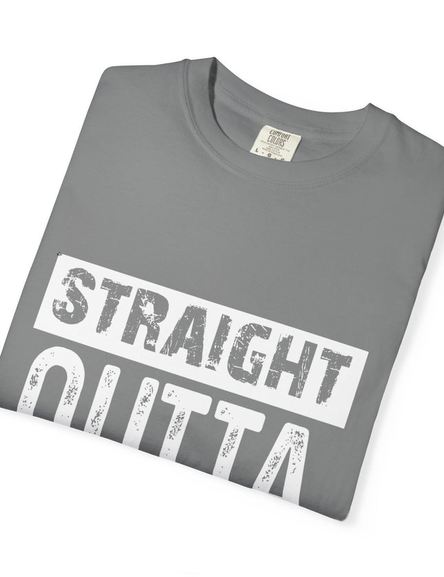 Straight Outta Energy T-Shirt – Funny Tired & Done With Life Tee