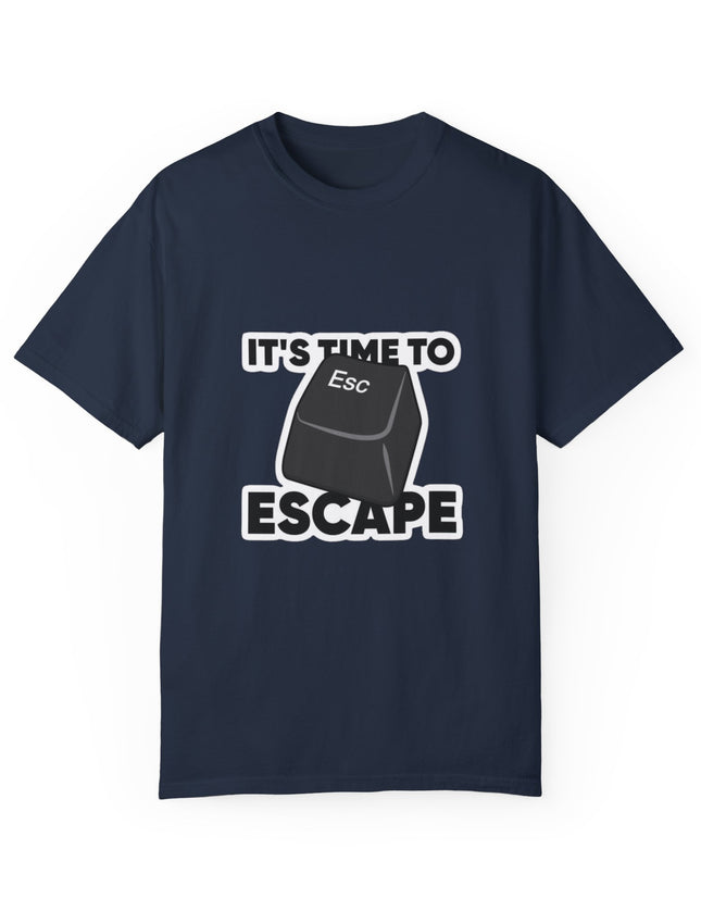It’s Time to Escape T-Shirt – Keyboard Humor for Office Runners