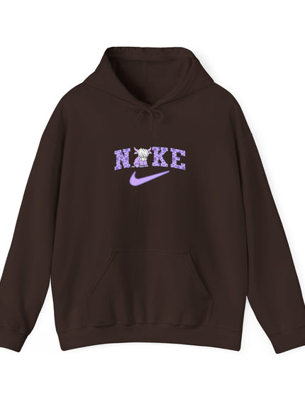 Cute Highland Cow Nike Inspired Hooded Sweatshirt