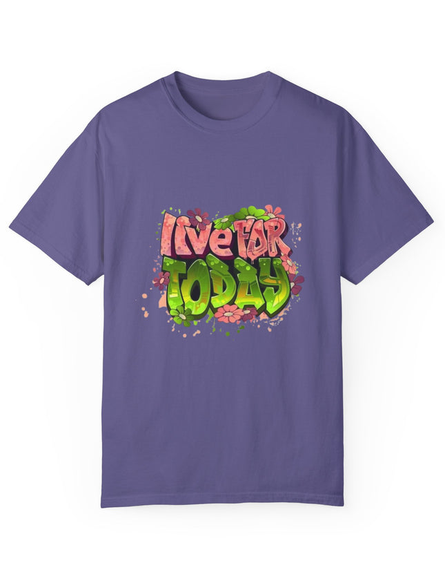 Live For Today T-Shirt – Retro Graffiti Style Positivity Tee