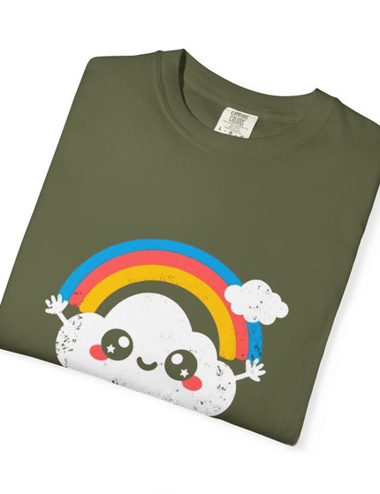 We’re All Gonna Die T-Shirt – Cute Existential Crisis Rainbow Tee