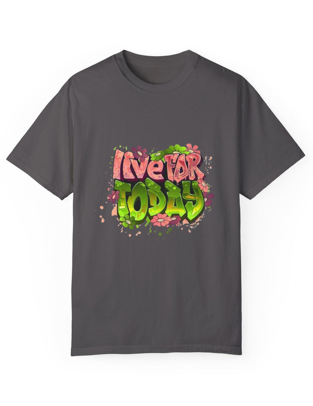 Live For Today T-Shirt – Retro Graffiti Style Positivity Tee