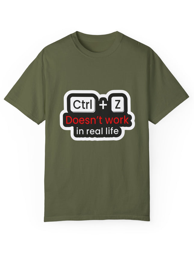 Funny Ctrl + Z Doesn’t Work T-Shirt – Tech Humor T-Shirt
