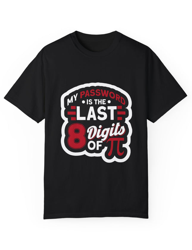 Last 8 Digits of Pi T-Shirt – Nerdy Password Joke Tee