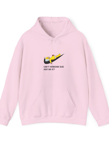 Lazy Homer Simpson Nike Inspired Hooded Sweatshirt