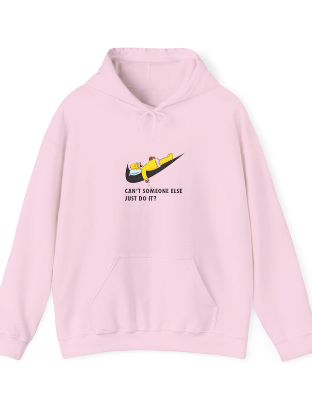 Lazy Homer Simpson Nike Inspired Hooded Sweatshirt