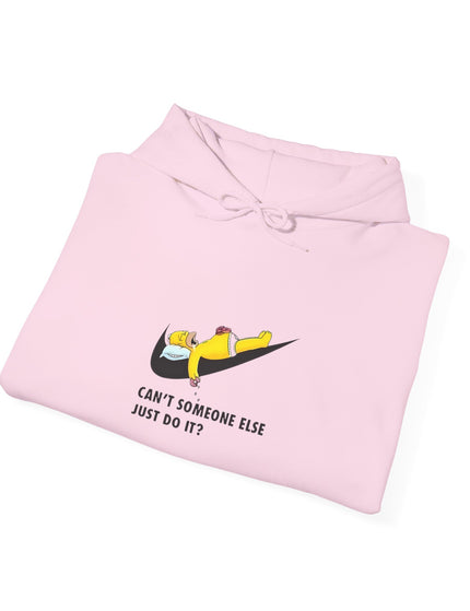 Lazy Homer Simpson Nike Inspired Hooded Sweatshirt