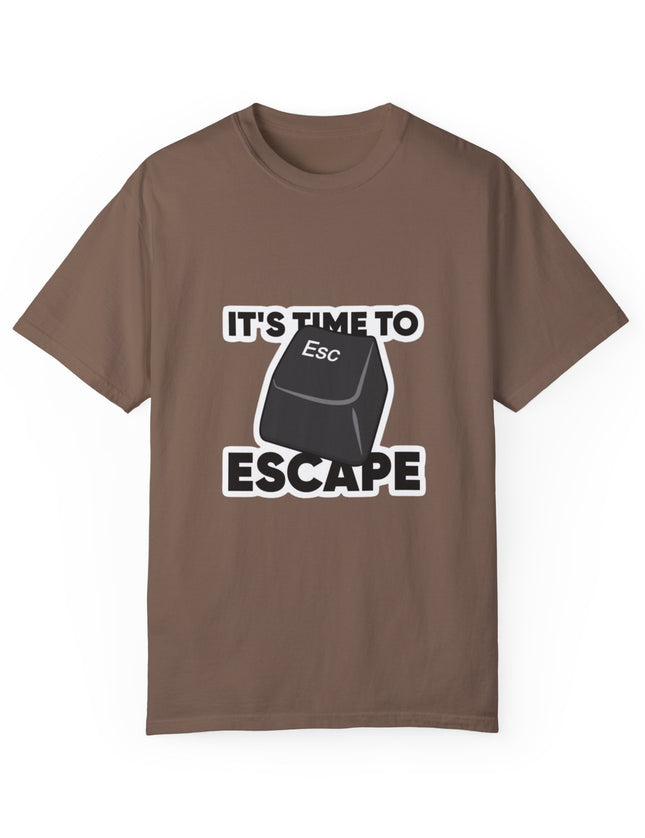 It’s Time to Escape T-Shirt – Keyboard Humor for Office Runners