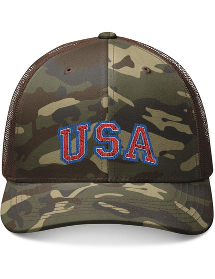 Camouflage Trucker Hat (Embroidery)