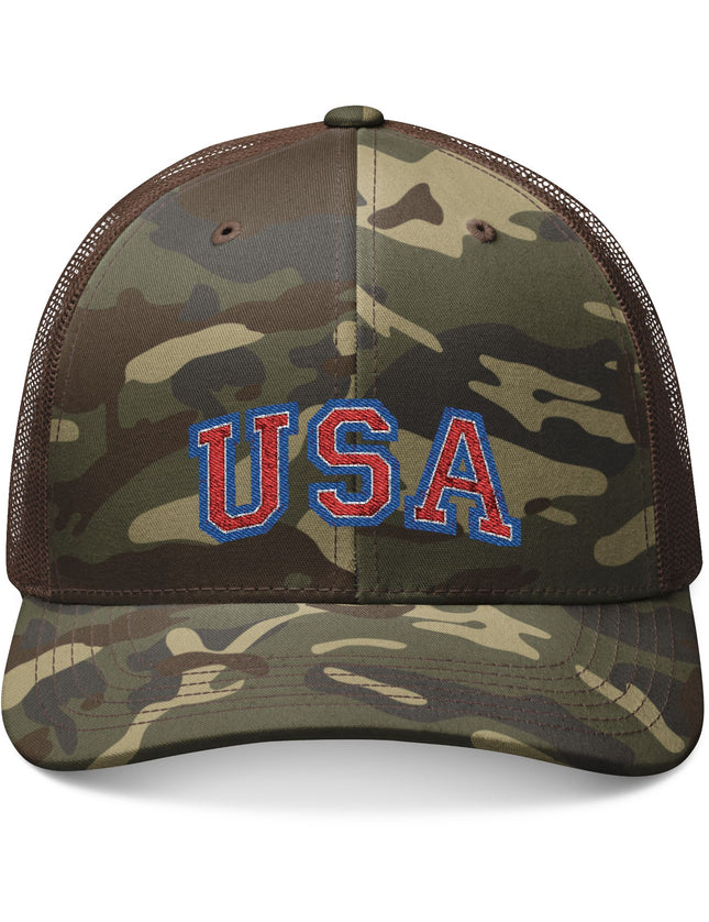 Camouflage Trucker Hat (Embroidery)