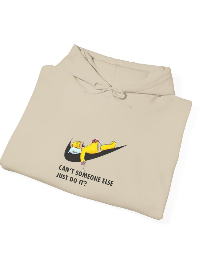 Lazy Homer Simpson Nike Inspired Hooded Sweatshirt