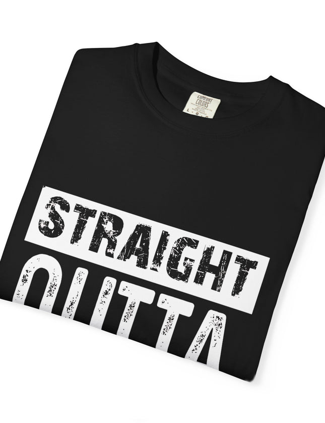 Straight Outta Energy T-Shirt – Funny Tired & Done With Life Tee