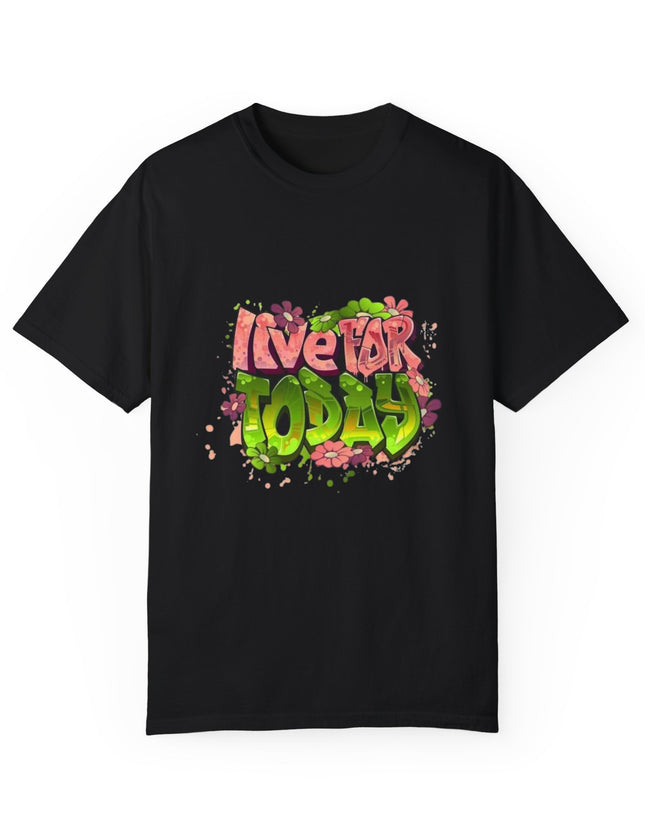 Live For Today T-Shirt – Retro Graffiti Style Positivity Tee