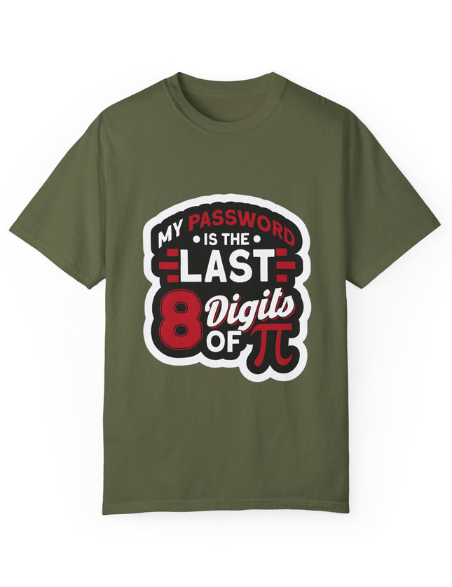 Last 8 Digits of Pi T-Shirt – Nerdy Password Joke Tee