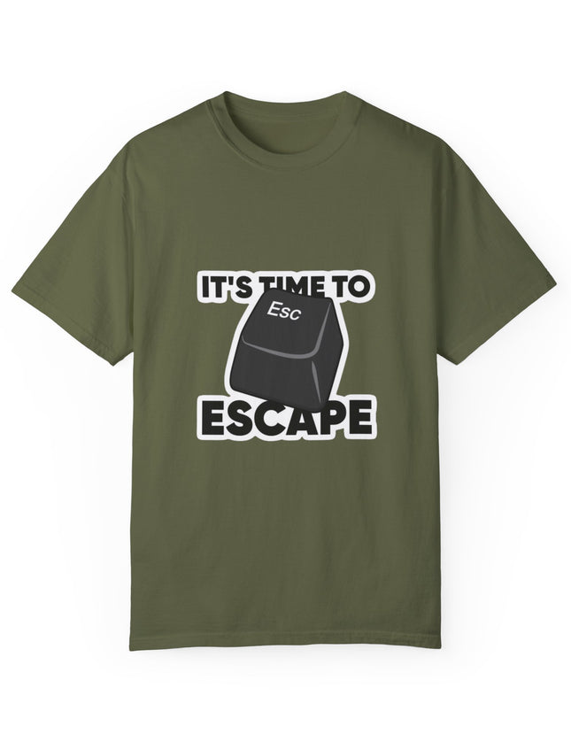 It’s Time to Escape T-Shirt – Keyboard Humor for Office Runners