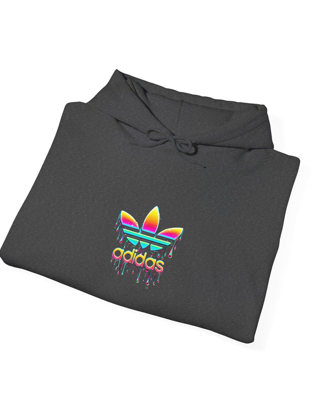Adidas Inspired Hoodie – Trefoil Drip Sweatshirt