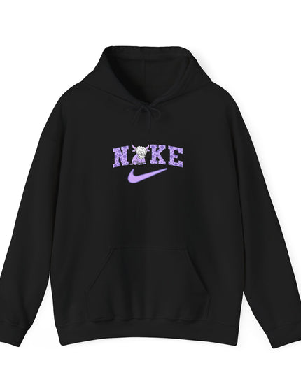 Cute Highland Cow Nike Inspired Hooded Sweatshirt