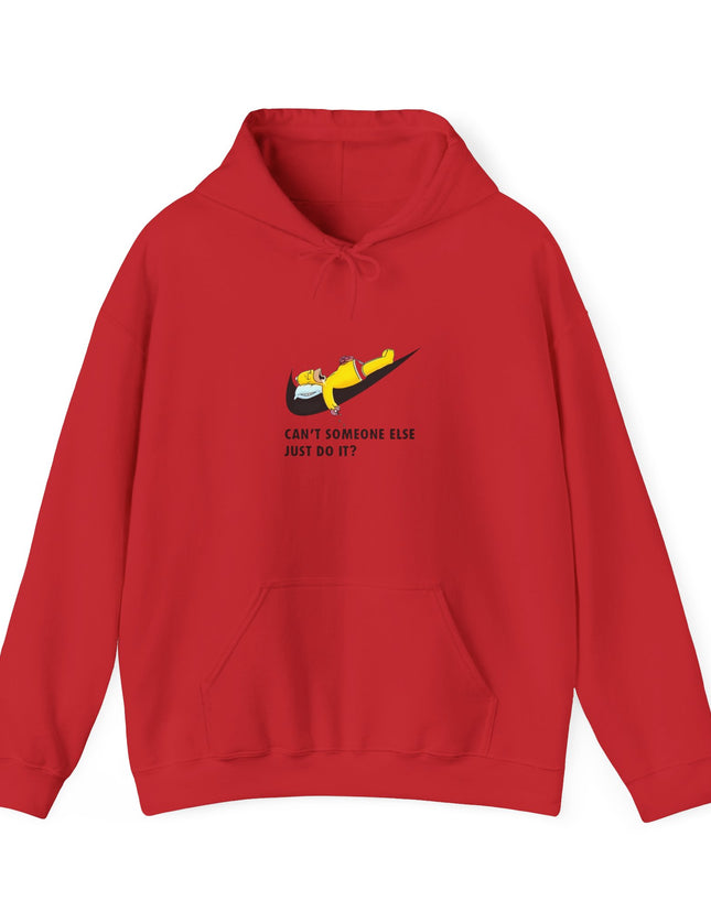 Lazy Homer Simpson Nike Inspired Hooded Sweatshirt