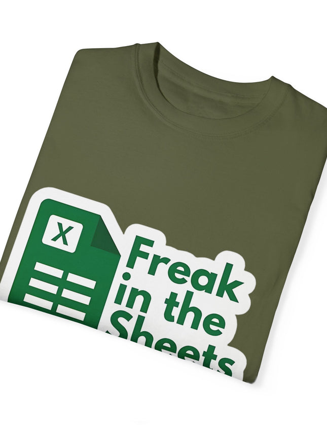 Freak in the Sheets T-Shirt – Excel Nerds Gone Wild