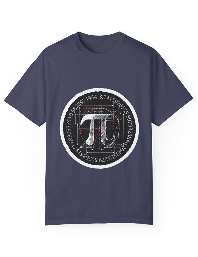 Pi Blueprint T-Shirt – Math Nerd Precision Never Ends