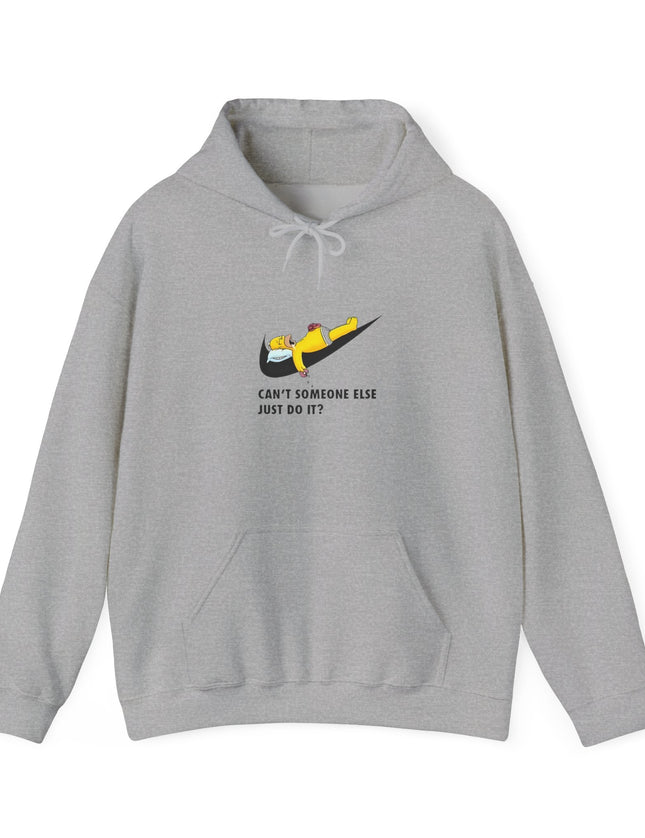 Lazy Homer Simpson Nike Inspired Hooded Sweatshirt