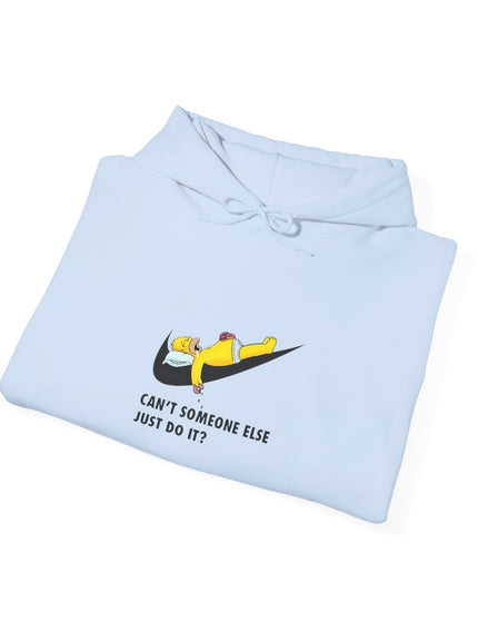 Lazy Homer Simpson Nike Inspired Hooded Sweatshirt
