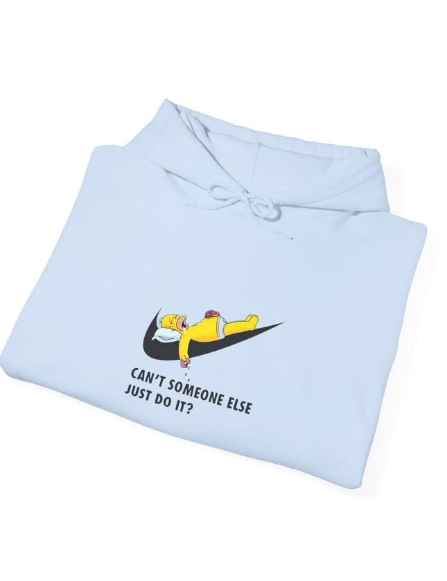 Lazy Homer Simpson Nike Inspired Hooded Sweatshirt
