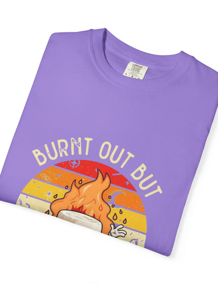 Burnt Out But Optimistic Tee – Funny Mental Health Shirt