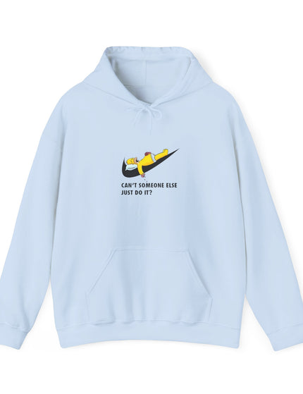 Lazy Homer Simpson Nike Inspired Hooded Sweatshirt