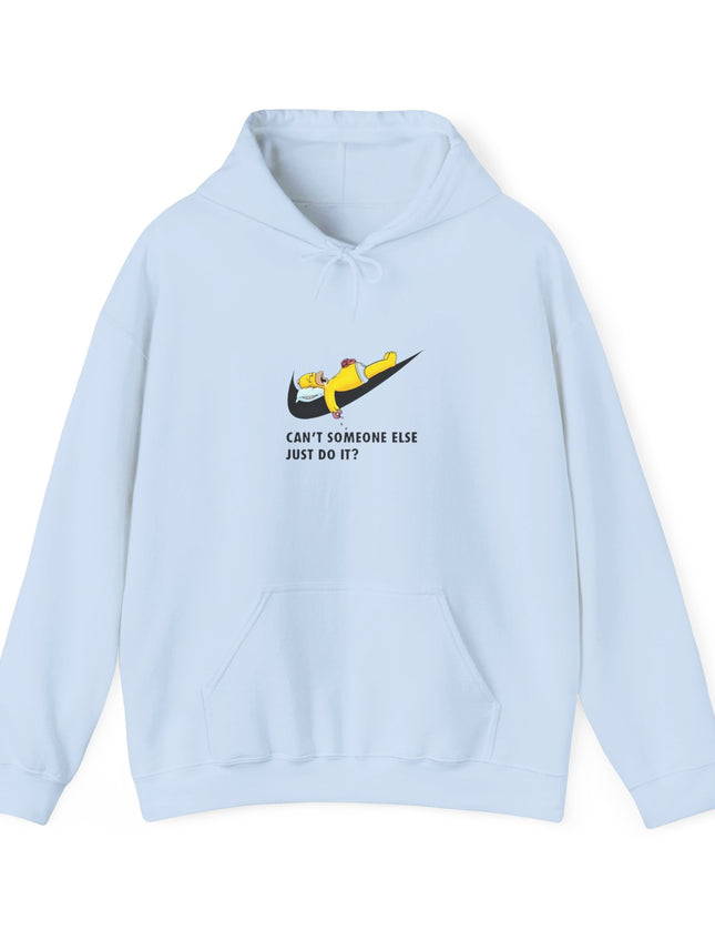 Lazy Homer Simpson Nike Inspired Hooded Sweatshirt