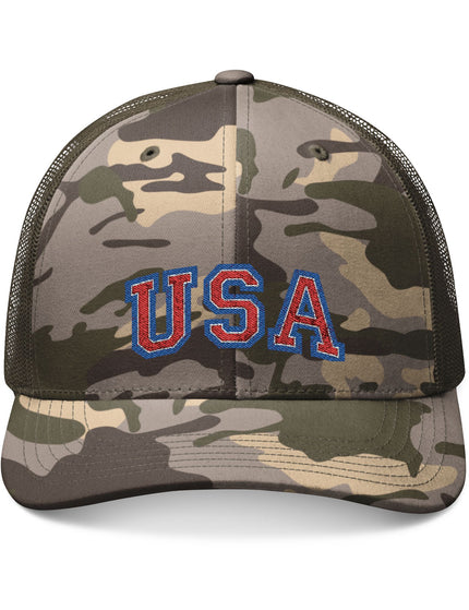 Camouflage Trucker Hat (Embroidery)