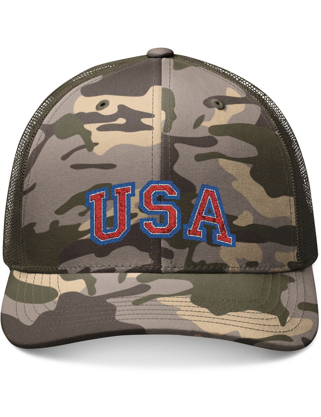 Camouflage Trucker Hat (Embroidery)