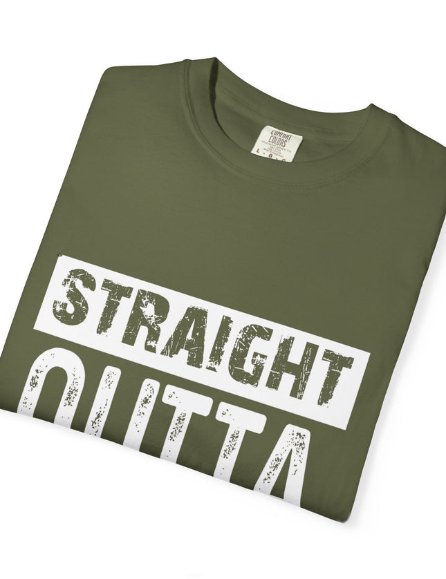 Straight Outta Energy T-Shirt – Funny Tired & Done With Life Tee