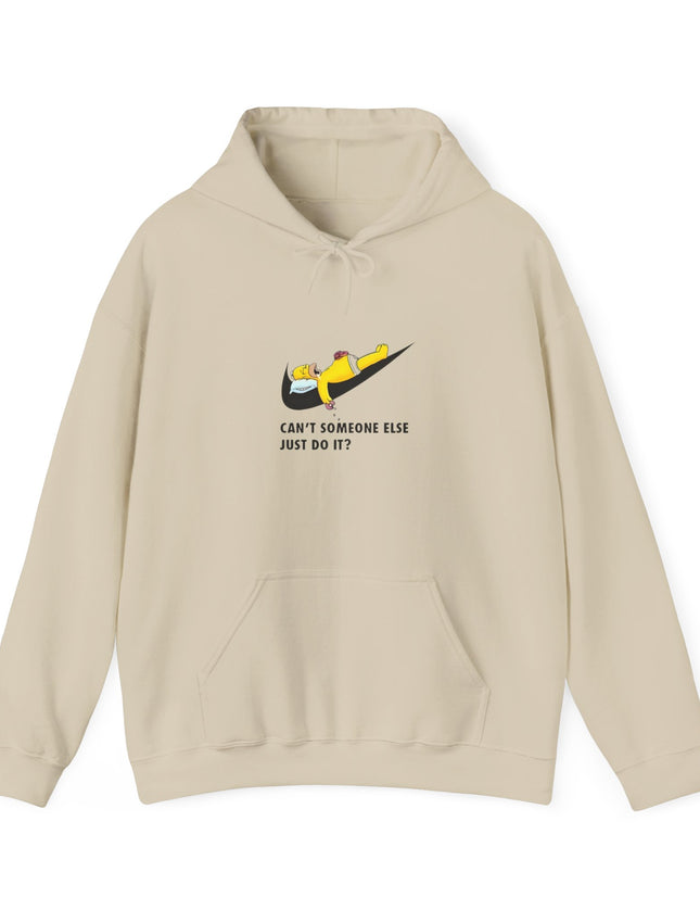 Lazy Homer Simpson Nike Inspired Hooded Sweatshirt