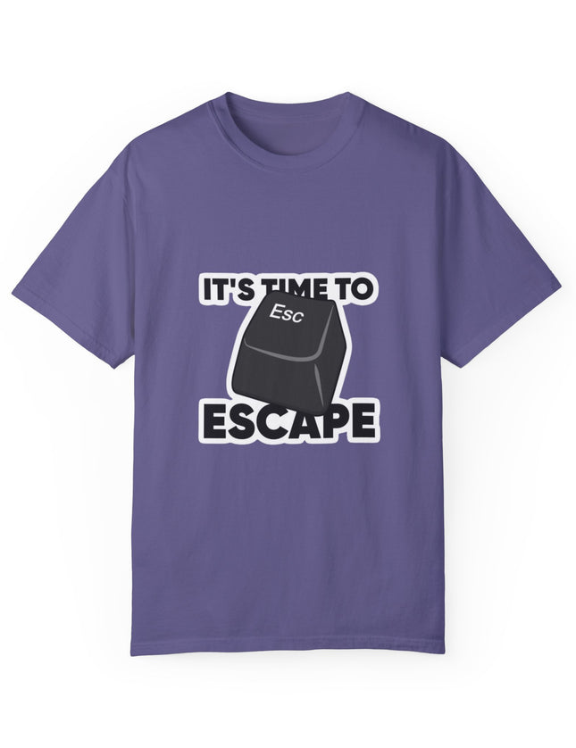 It’s Time to Escape T-Shirt – Keyboard Humor for Office Runners