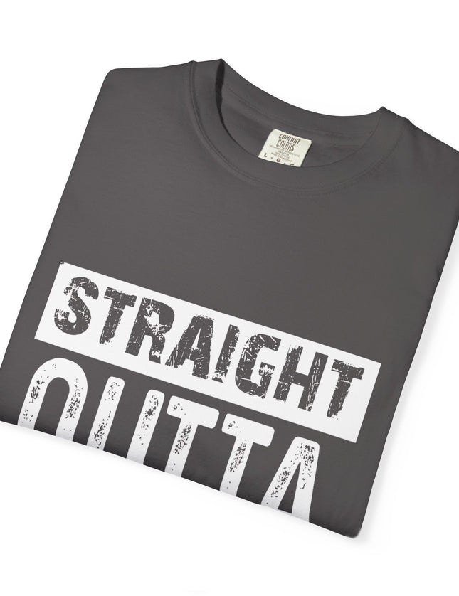Straight Outta Energy T-Shirt – Funny Tired & Done With Life Tee