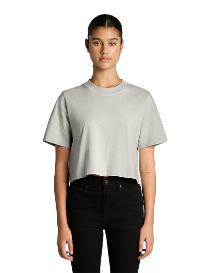 Women's Heavyweight Faded Cotton Crop Tee