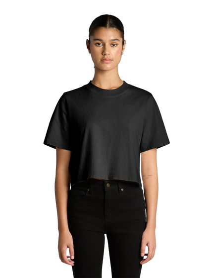 Women's Heavyweight Faded Cotton Crop Tee