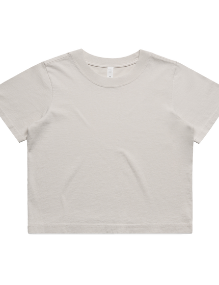 Women's Heavyweight Faded Cotton Crop Tee