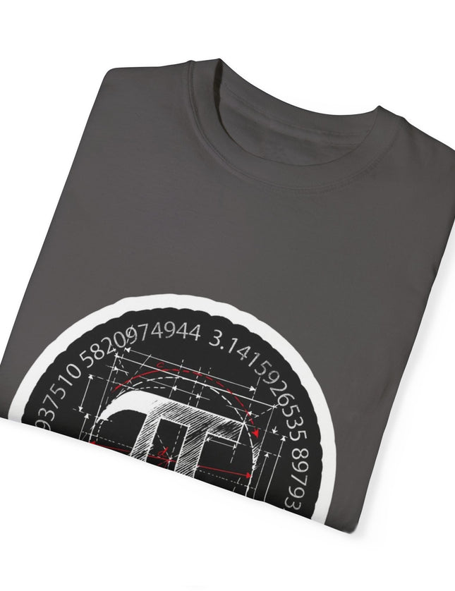 Pi Blueprint T-Shirt – Math Nerd Precision Never Ends