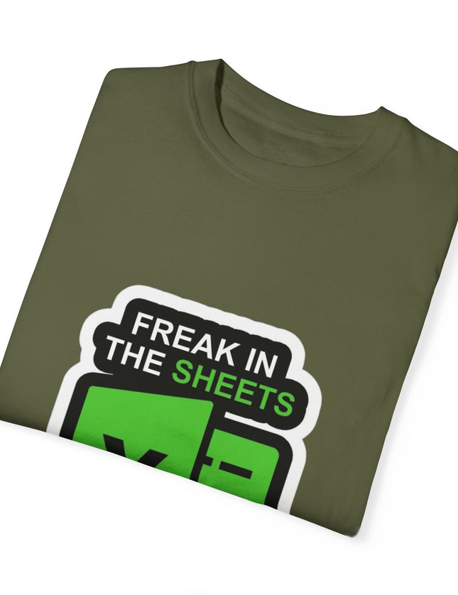 Freak in the Sheets T-Shirt – Funny Excel Nerd Tee
