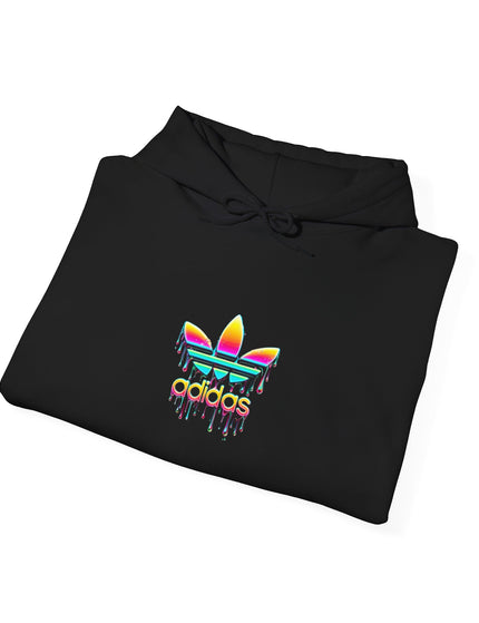 Adidas Inspired Hoodie – Trefoil Drip Sweatshirt