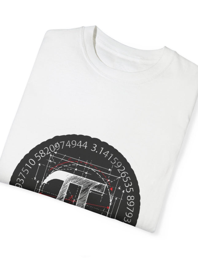 Pi Blueprint T-Shirt – Math Nerd Precision Never Ends