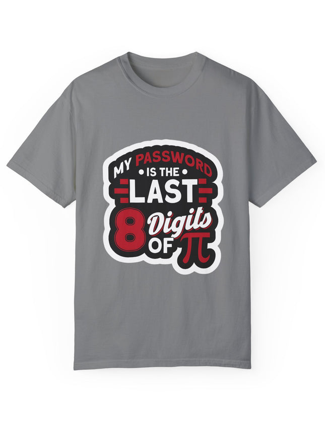 Last 8 Digits of Pi T-Shirt – Nerdy Password Joke Tee