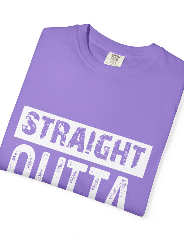 Straight Outta Energy T-Shirt – Funny Tired & Done With Life Tee