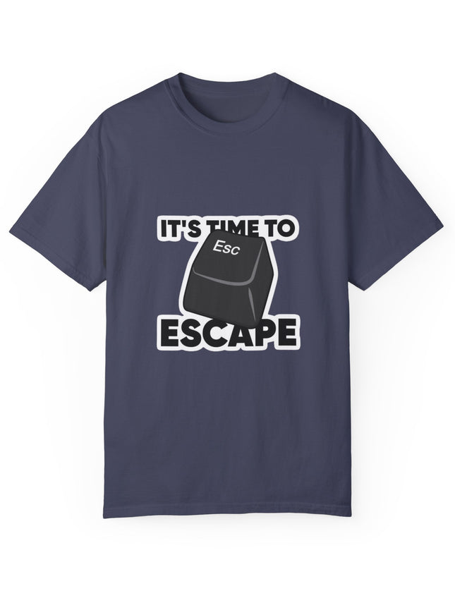 It’s Time to Escape T-Shirt – Keyboard Humor for Office Runners