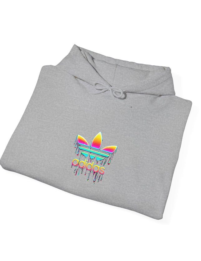 Adidas Inspired Hoodie – Trefoil Drip Sweatshirt