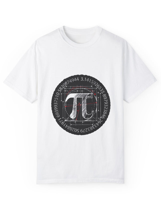 Pi Blueprint T-Shirt – Math Nerd Precision Never Ends