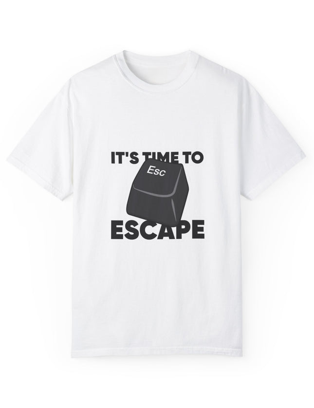 It’s Time to Escape T-Shirt – Keyboard Humor for Office Runners